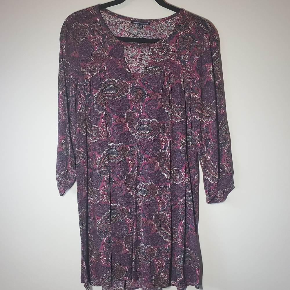 AMERICAN EAGLE Boho Style Shift Dress Sz. S
